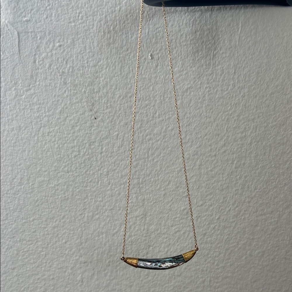 vintage stone necklace